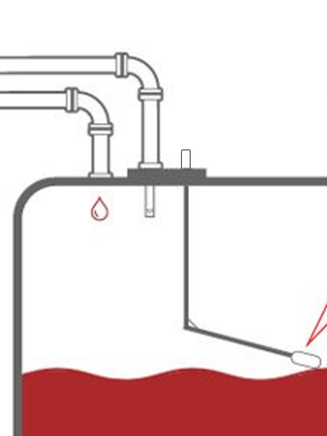 how to read an oil tank gauge